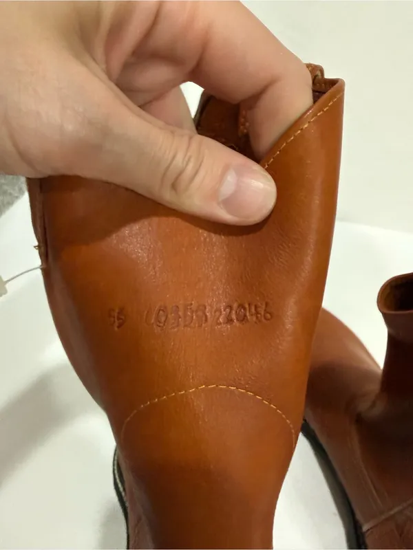 Original Michael Steel Toe Boots Tan Leather Cowboy Boots Western Womens 7.5 NEW - Image 6