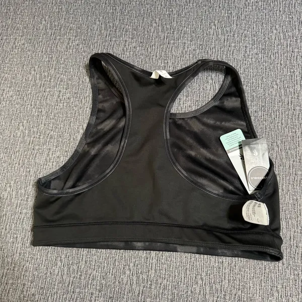 Ideology Tie Dye Black Sports Bra - Image 6
