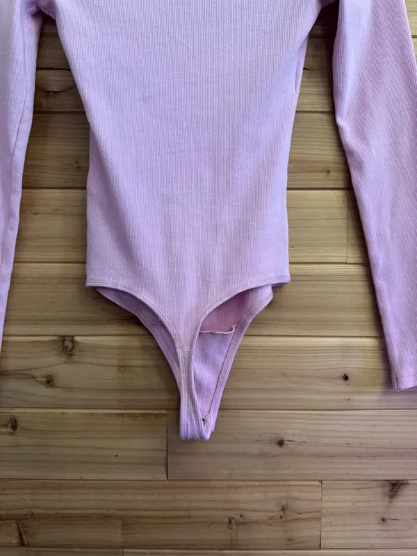 NWT Abercrombie & Fitch XS Soft A&F Rib Ribbed Long Sleeve Bodysuit Spring - Image 6