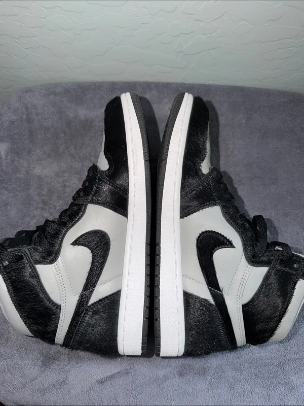 2022 Nike Air Jordan 1 Retro High OG Twist 2.0 Medium Grey W9 - M7.5 Real Fur - Image 9