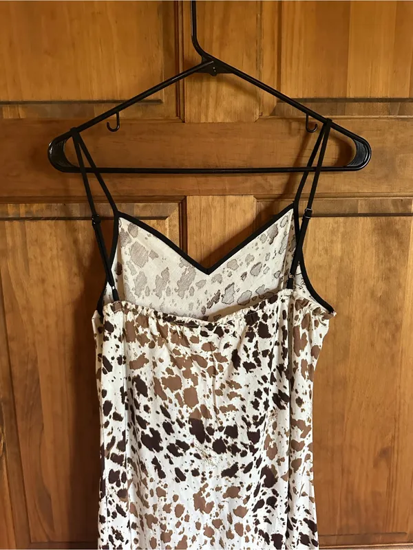 Anthropologie sincerely Jules Leopard- animal Print Maxi Dress Size Medium - Image 6