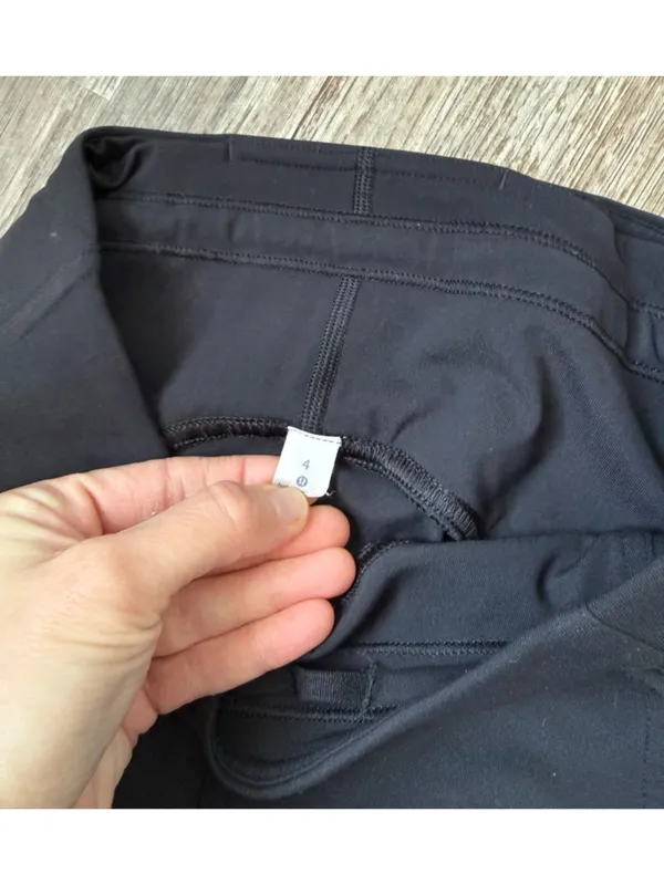 Lululemon Leggings Compression Pants Workout Black Size 4 - Image 3