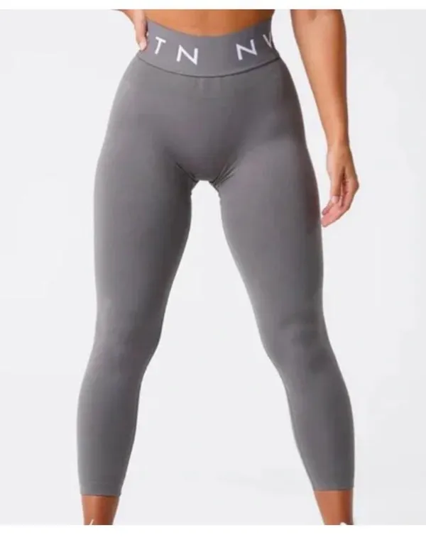 NVGTN Leggings Seamless Grey - Image 4