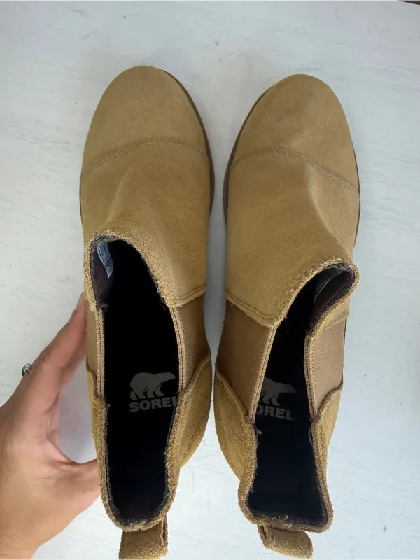 Sorel Evie II chelsea boot tan Sz 7 EUC - Image 9