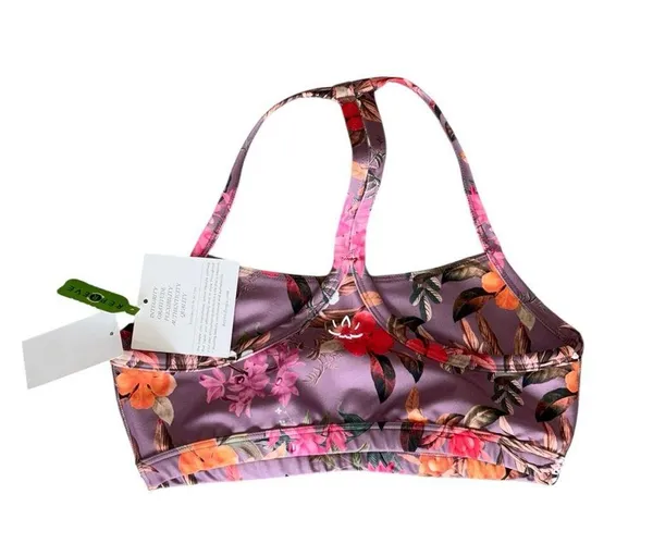 NWT Beyond Yoga Luxe Floral Print T-Back Sports Bra Small - Image 6