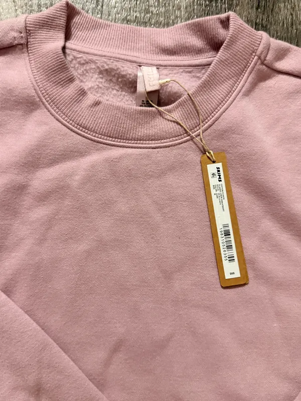 SKIMS Classic Cotton Crewneck Fleece - Image 5