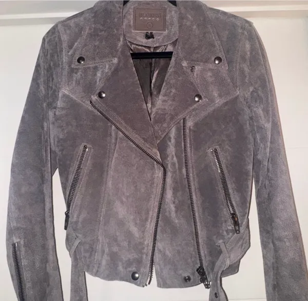 BLANKNYC Suede Moto Jacket Faux - Image 3