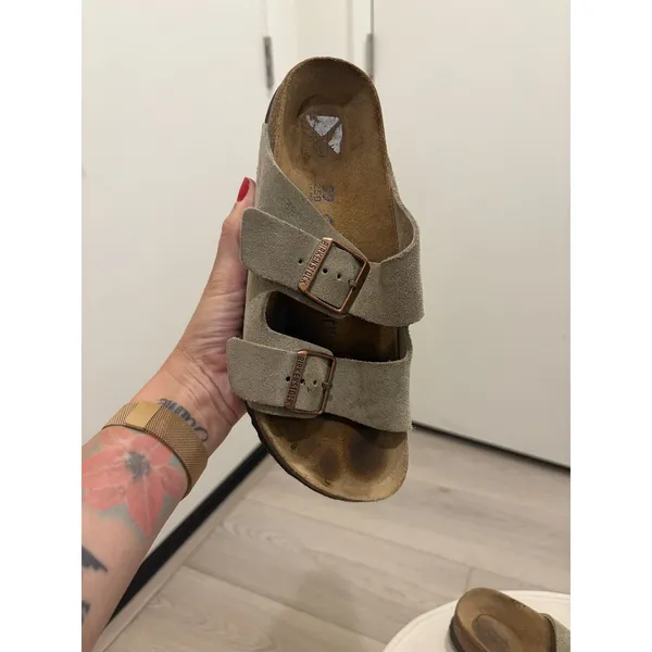 Birkenstock Arizona Suede Leather Soft Footbed Unisex Sandals Shoes--All Colors - Image 3