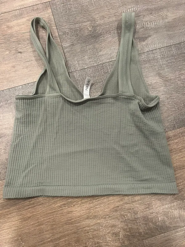 sage green  tank - Image 2