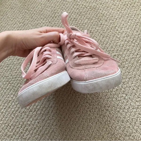 Adidas Women's Neo Courtset Sneakers Dusty Pink White Soft Size 7.5 Fashion EUC - Image 12