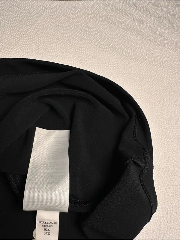 Banana Republic Black Sheer Sleeve Blouse Women’s Small Long Sleeve Top - Image 8