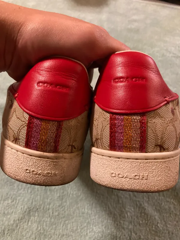 Women’s size 11B cherry design COACH New York shoes! - Image 3