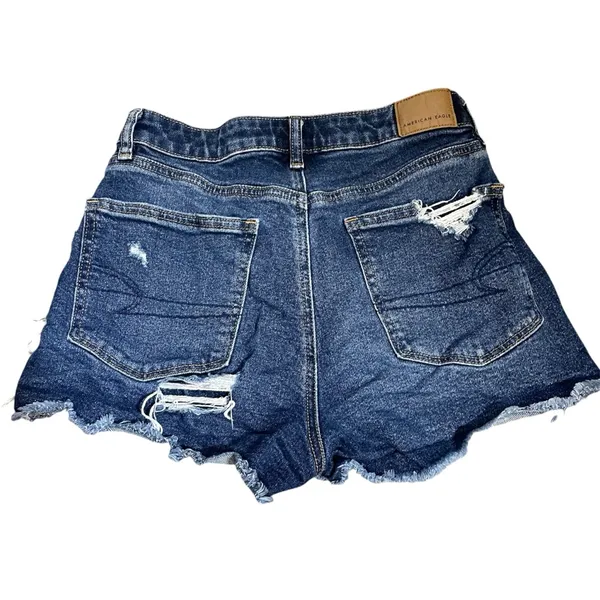 American Eagle Strigid Mom Shorts Denim cutoff size 2 - Image 2