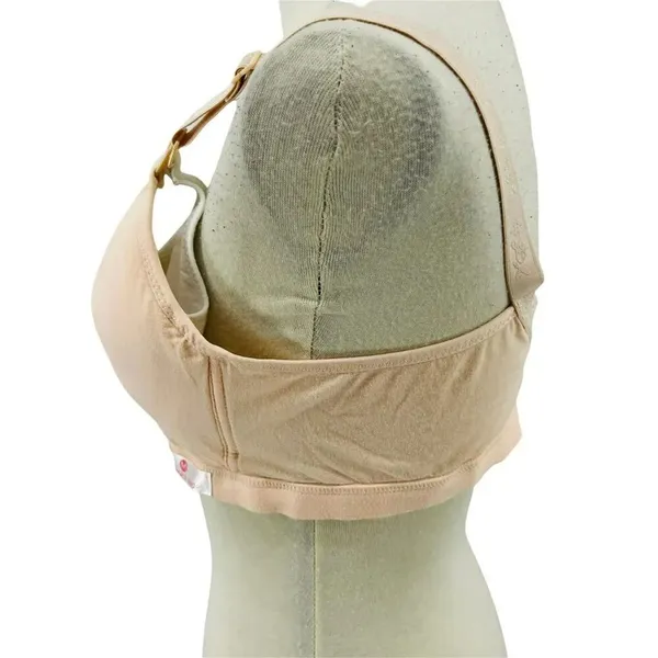 Momma's Comfy Maternity Bra Peach Cotton Xlarge - Image 8