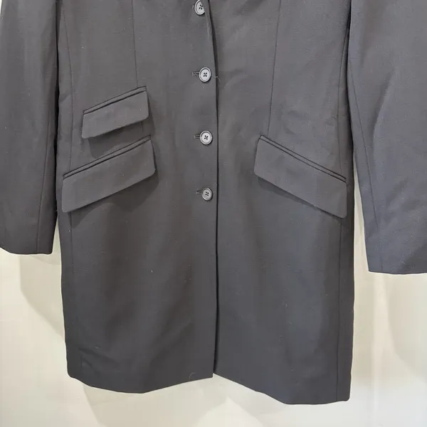 Lauren Ralph Lauren Single Breasted Wool Blazer Velvet Collar Button Jacket Sz 6 - Image 3