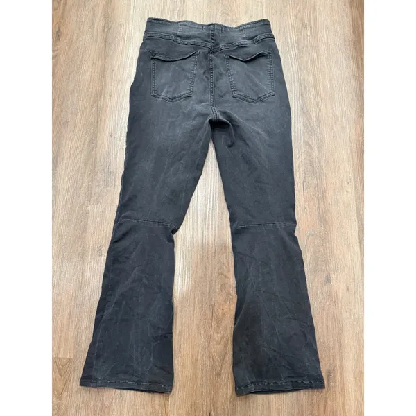 We‎ The Free Flare Leggings Black Wash High Waist Stretch Casual Women Size 31 - Image 3