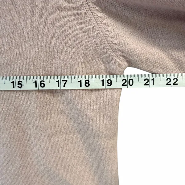 Cottage Clothing Inc Cashmere Sweater Womens M Pink Knit‎ Soft Girl Cozy Luxury - Image 7