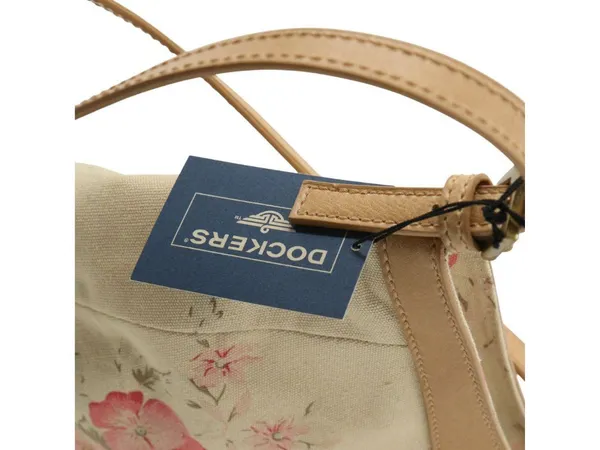NWT Vintage Dockers Floral Purse Beige Shoulder Bag Handbag - Image 3