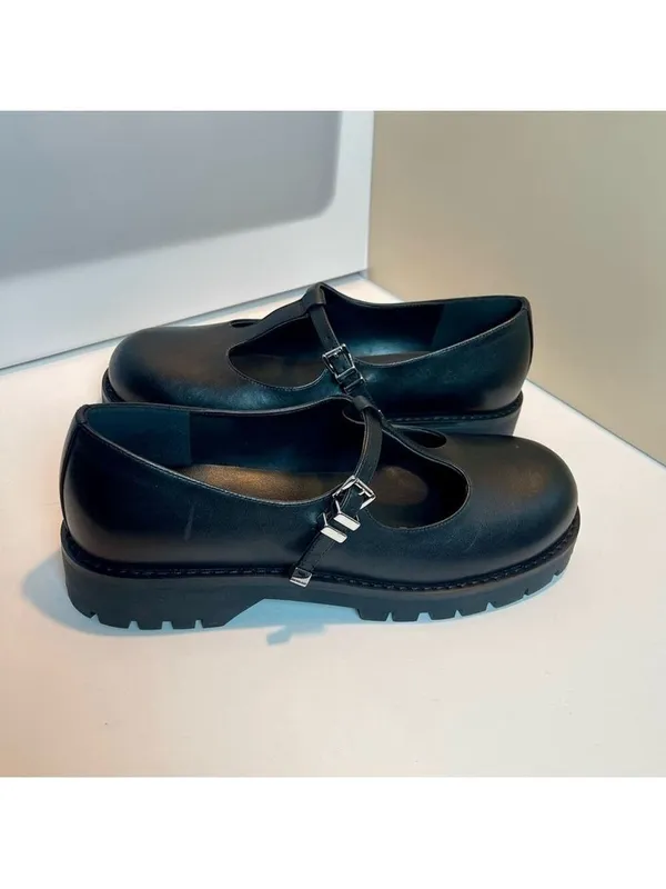 Michael Kors Women's Darrington Mary Jane Leather Shoes Black Sz 8.5 - Image 10