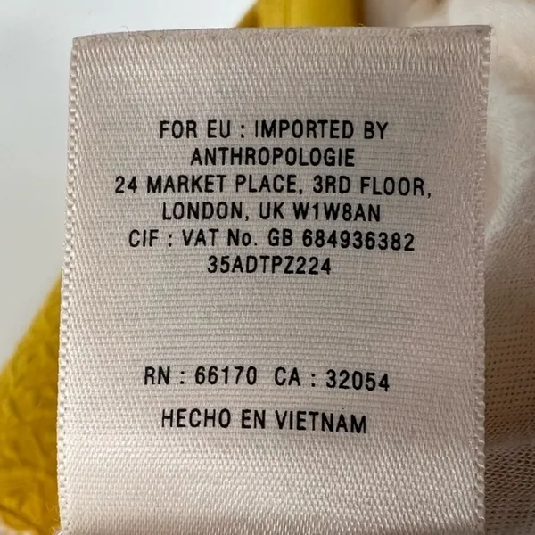 Anthropologie Maeve mustard yellow dress lace overlay sleeveless fit & flare M - Image 12