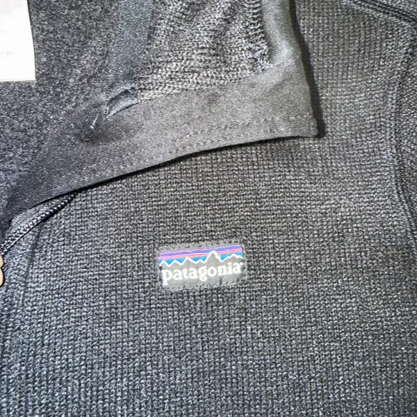Patagonia Better Sweater Full Zip Jacket Womens‎ Small Black Excellent Fleece - Image 3