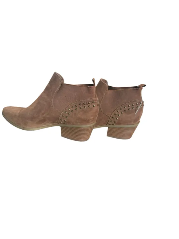 Women's Unbranded Brown Studded Ankle Boots & Booties Size 10 - Image 5