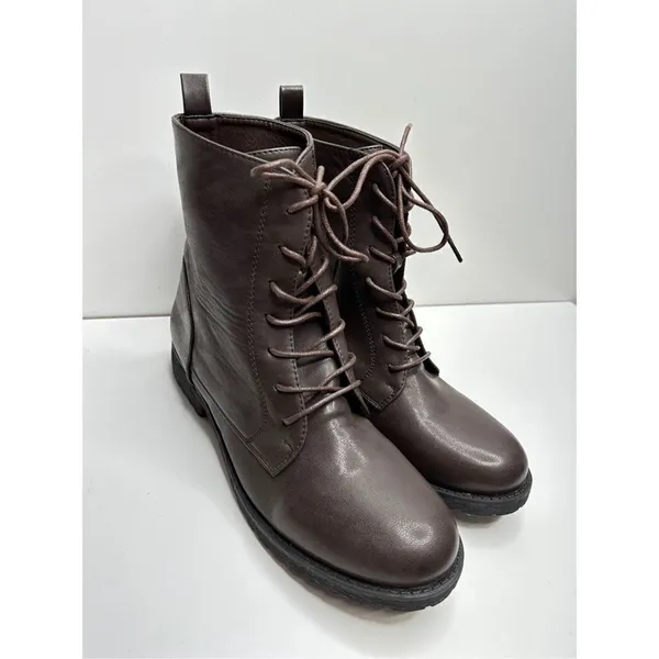 Catherine Malandrino Booney Vegan Leather Lace Up‎ Combat Boots Size 9 New - Image 7