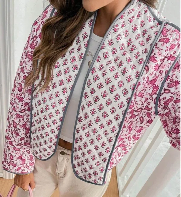 SheIn Frenchy Floral Print Shacket - Image 5