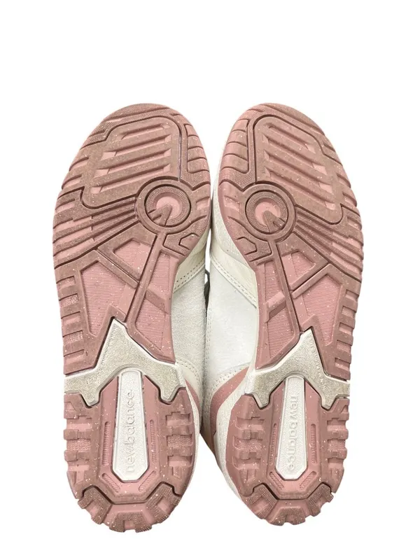 New Balance 550 wms white pink leather suede retro low sneakers sz 8B SKU 10-449 - Image 5