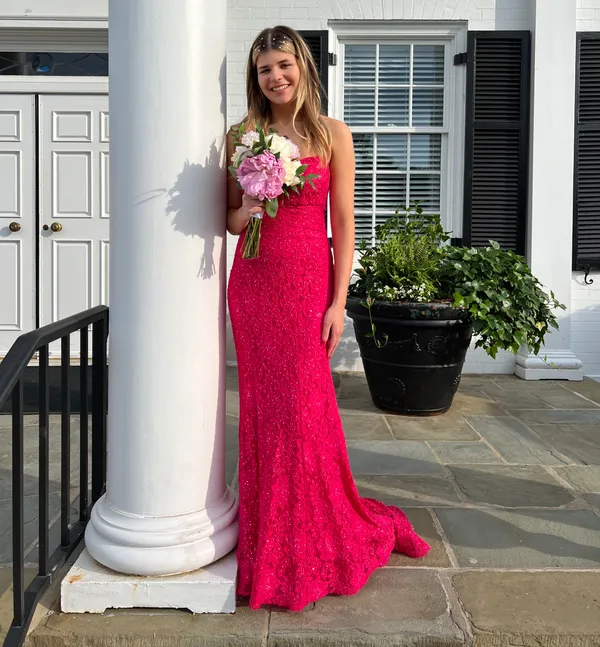 Hot Pink Prom/Formal Dress - Image 3