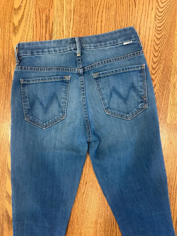 MOTHER High-Waisted Denim Looker Jeans - Image 7
