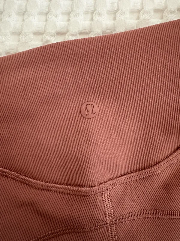 Lululemon Mauve Biker Shorts - Image 3