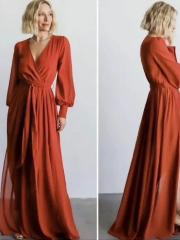 NWT Baltic born Celine dress in rust sz xs - Image 2