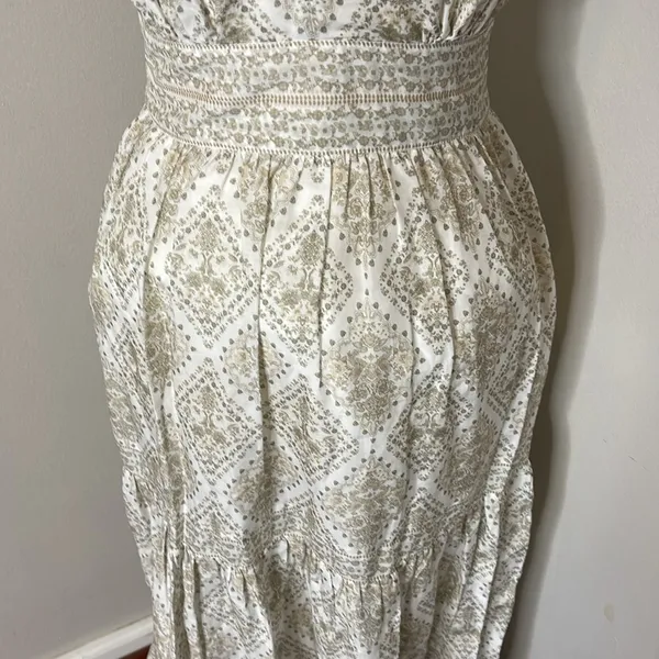 NWT‎ Intermix Orien Silk-Blend Tiered Maxi Dress - Image 9
