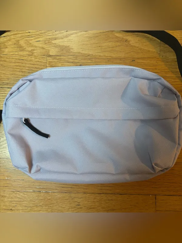 Muji Lavender Preppy Outdoor Gorpcore Crossbody Adjustable Travel Bag Medium - Image 2