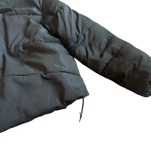 Deluc 5315D Black Puffer Coat Zip-Down Pockets Jacket Cozy Size XS Women's - Image 9