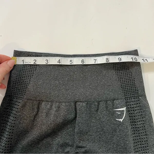 Gymshark Vital Seamless Leggings Grey‎ Marl XS High Waisted - Image 6