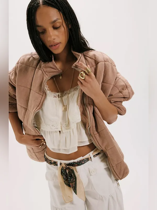 Free people Dolman Quilted Knit Jacket - Image 2