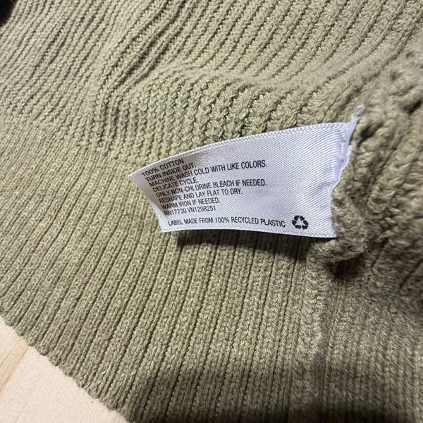 Universal Threads Womens XS Olive Green Chunky Knit Open Front Cardigan Sweater - Image 7