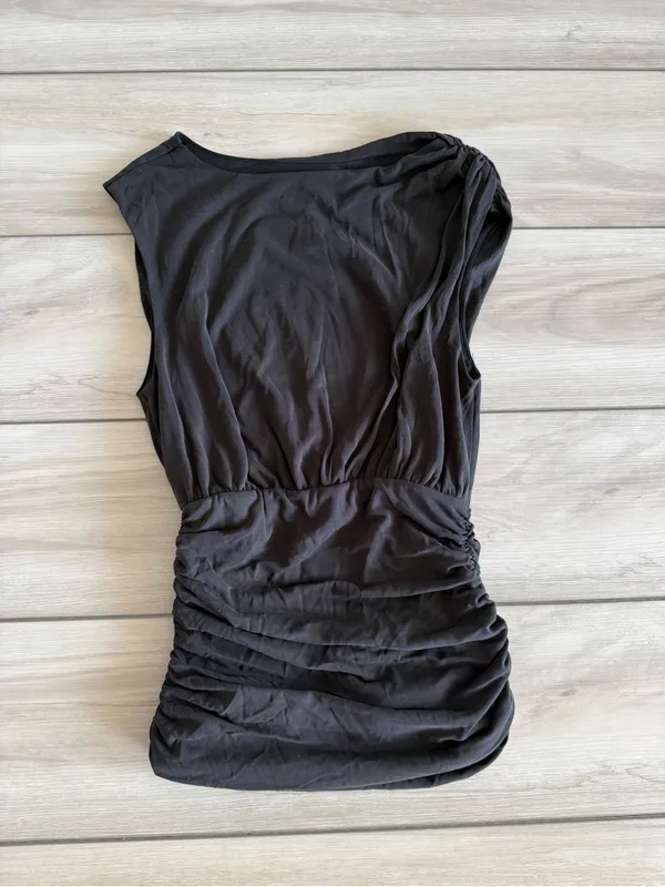Meshki Anthony Short Sleeve Top Black Small NWT - Image 2