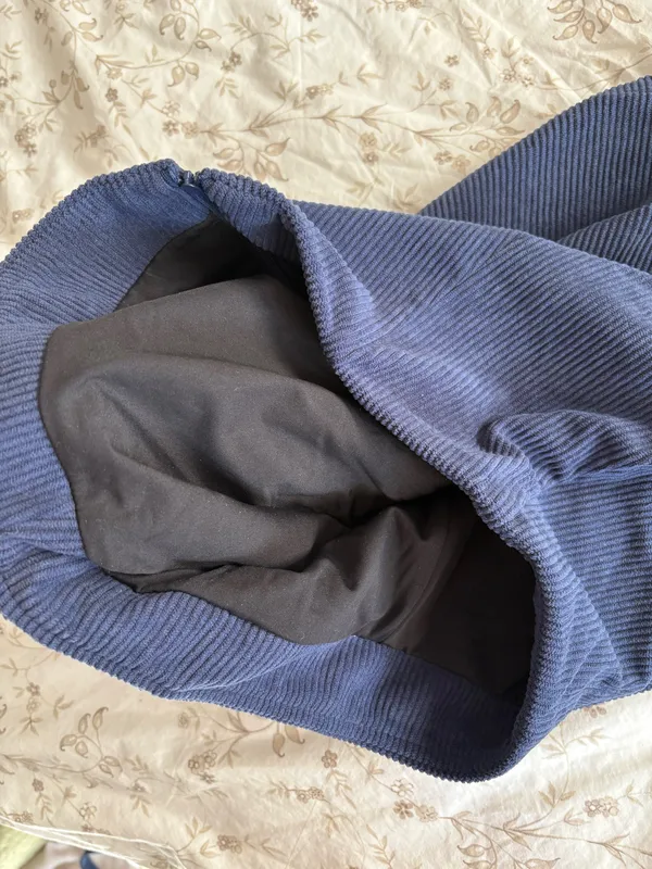 Halara Blue Cordoroy Skirt - Image 5