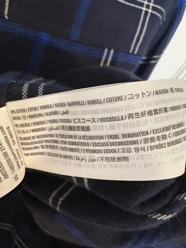 Abercrombie Blue Plaid Flannel - Image 5