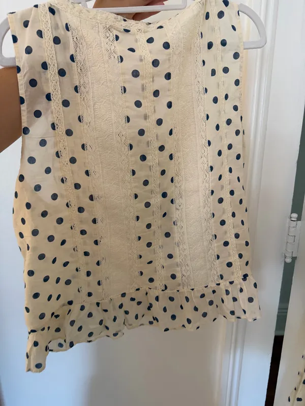 Abercrombie & Fitch Polka Dot Tie Top - Image 3