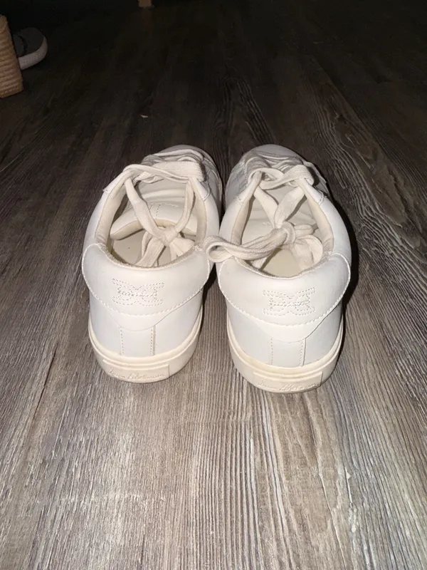 Sam Edelman Leather Sneakers White - Image 3