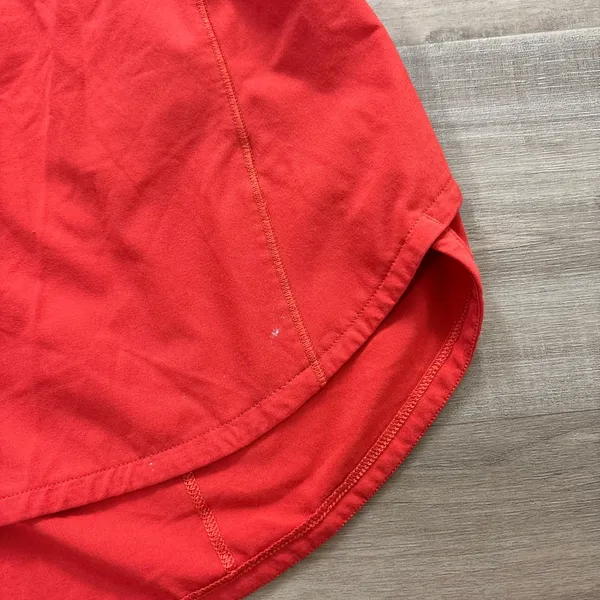 Lululemon Speed Up Mid-Rise Lined Short 4" Solar Orange Women Size 8 - Image 2