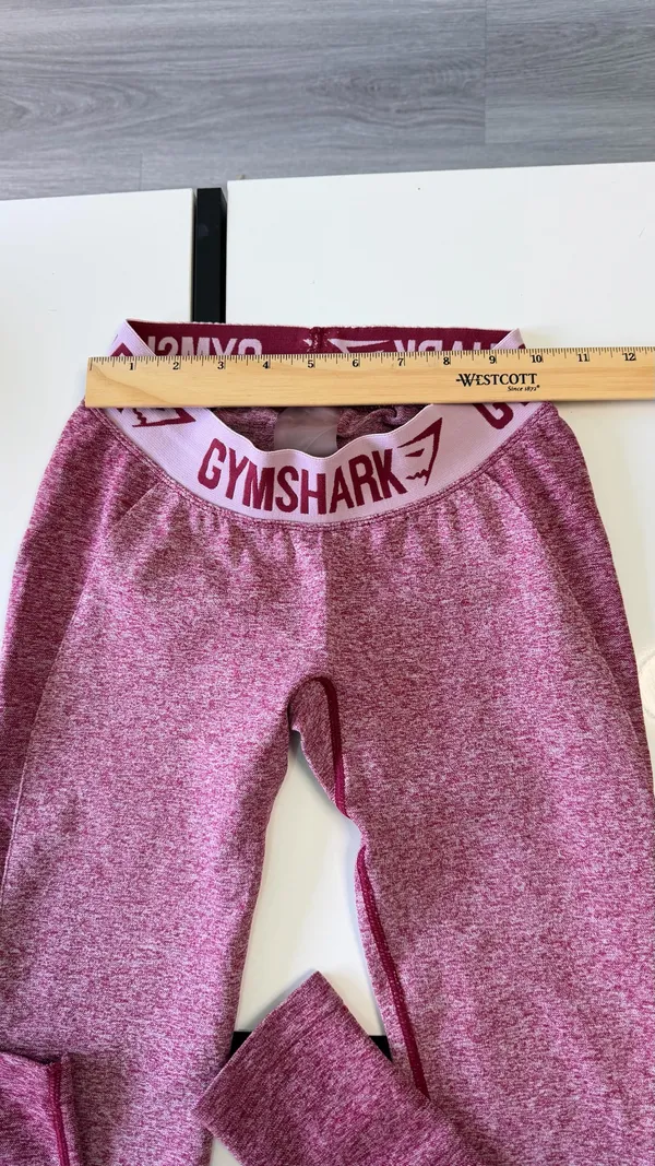 gymshark flex set in heathered maroon 🎀 size small - Image 15