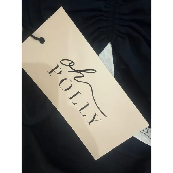 Oh Polly Matilda Black Cut Out Maxi Dress‎ NWT US 0 Ruched Bodycon Gown - Image 10
