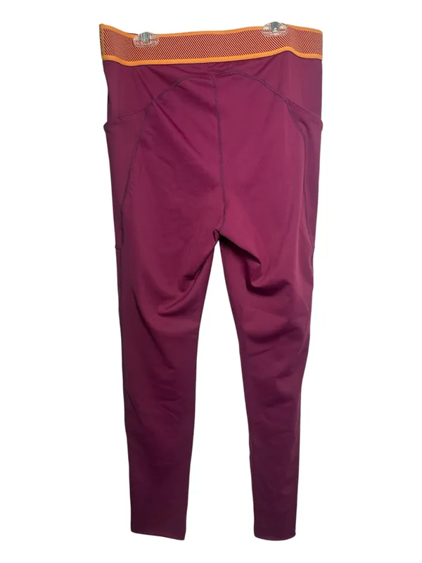 Free People Movement Purple and Orange High Waisted Workout Leggings - Image 9