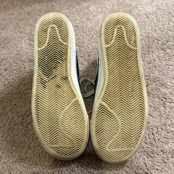 Nike White Blazer Mid Sneakers Size 6.5 - Image 5