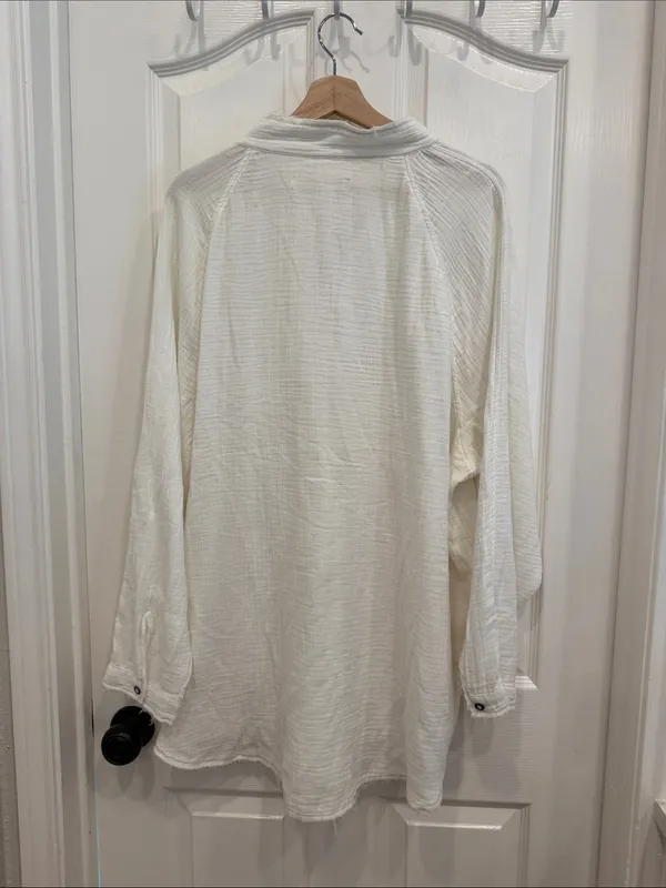 Free People summer daydream cotton gauze blouse - Image 6